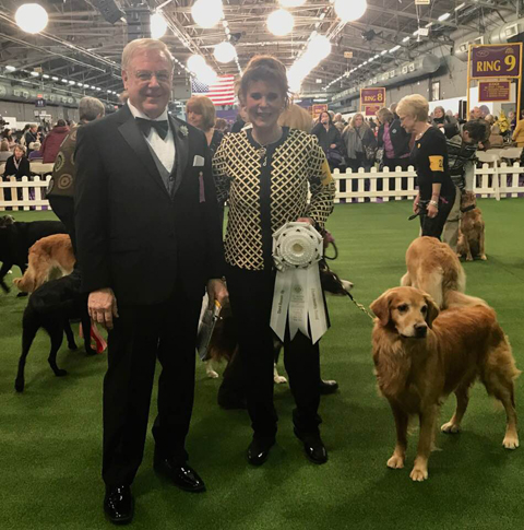 Bridge earned 4th place at the Wesminster Kennel Club Masters Obedience Feb. 2018